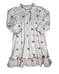 Girls Candy Cane Christmas Morning Dress