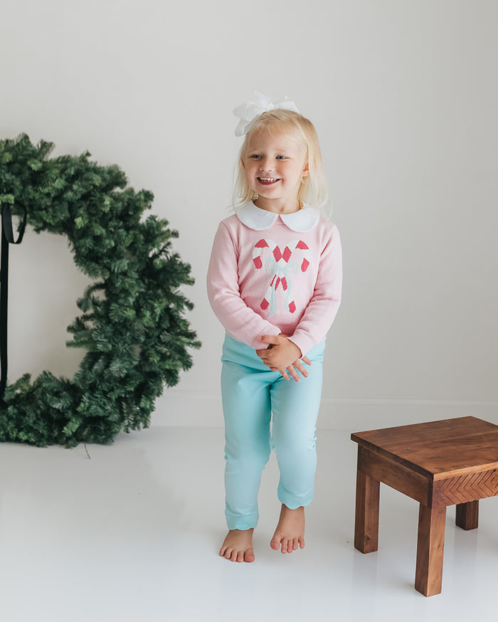 Girls Candy Cane Cutie Sweater