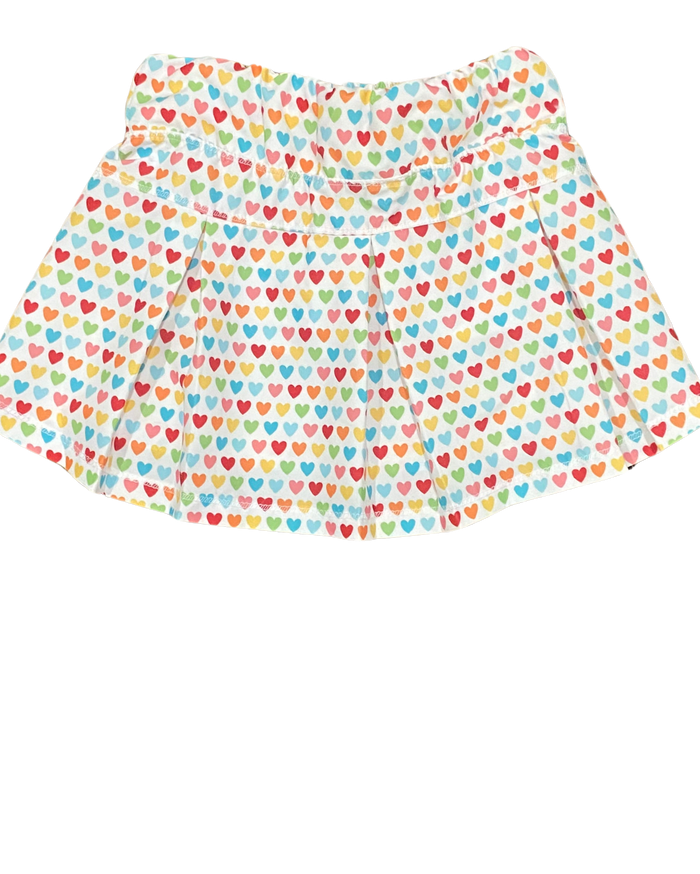 Country Club Hearts Skirt