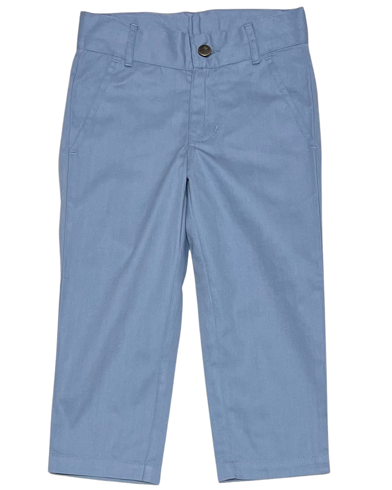 Dusty Blue Point Clear Pants