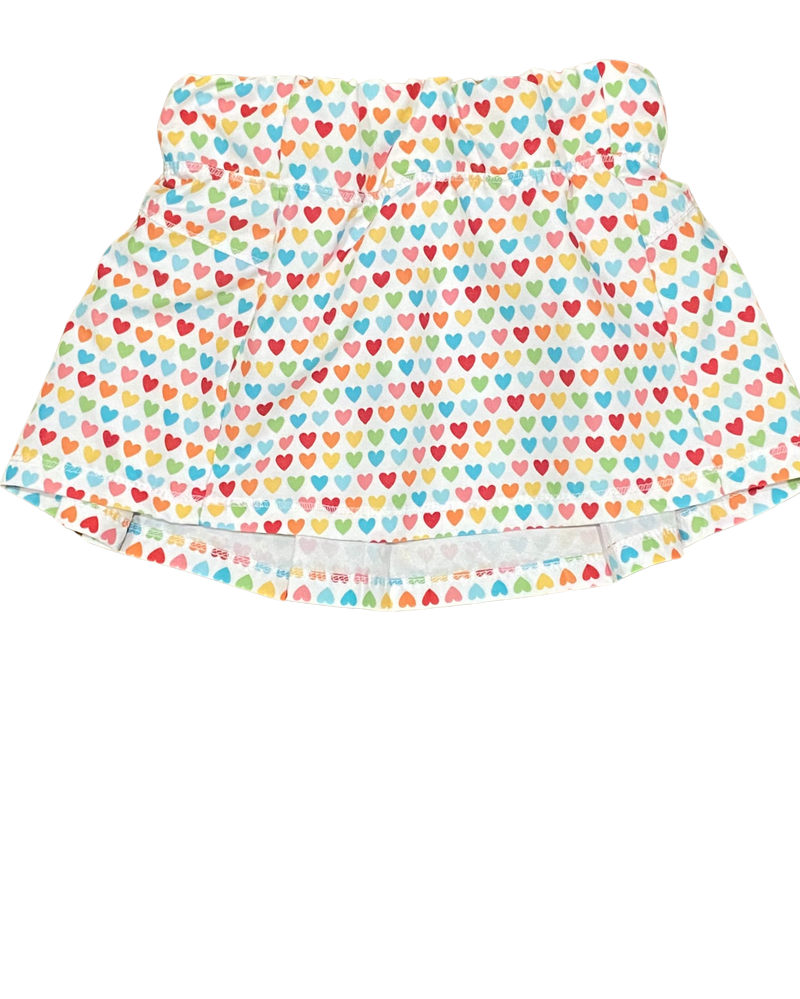 Country Club Hearts Skirt