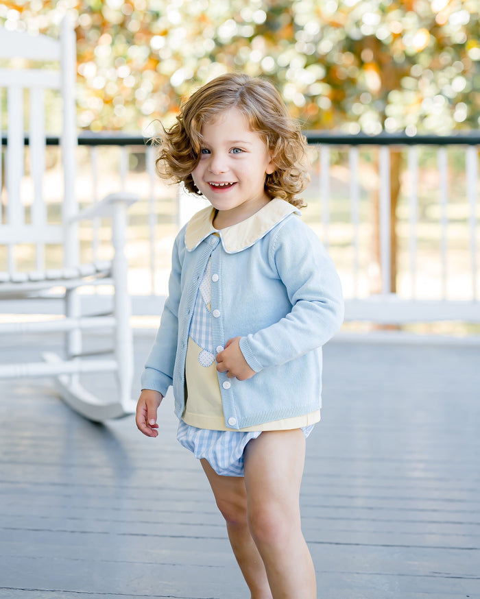 Baby Blue Button Up Cardigan (Unisex)