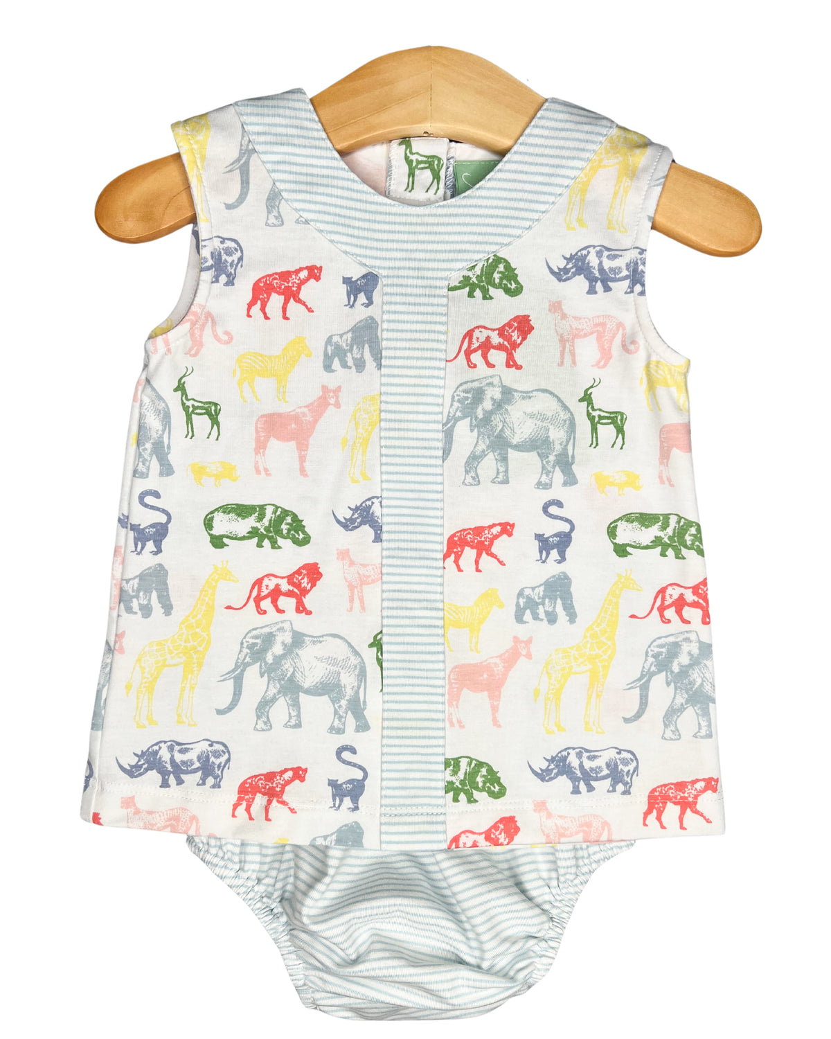 Girls Zoo Friends Aline Bloomer Set