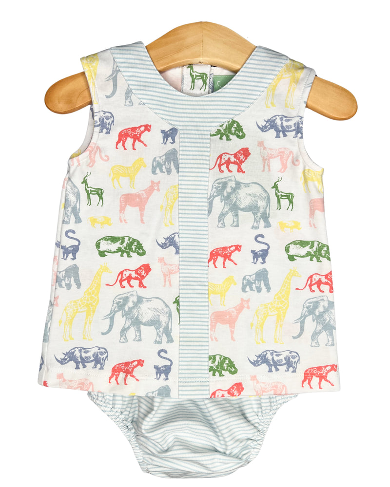 Girls Zoo Friends Aline Bloomer Set