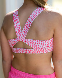 Pink Dot Sports Bra