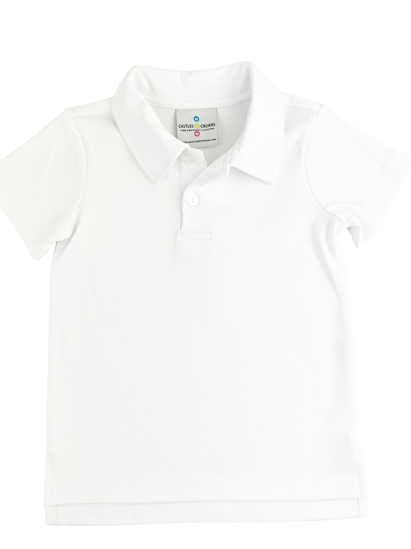 Classic White Uniform Polo