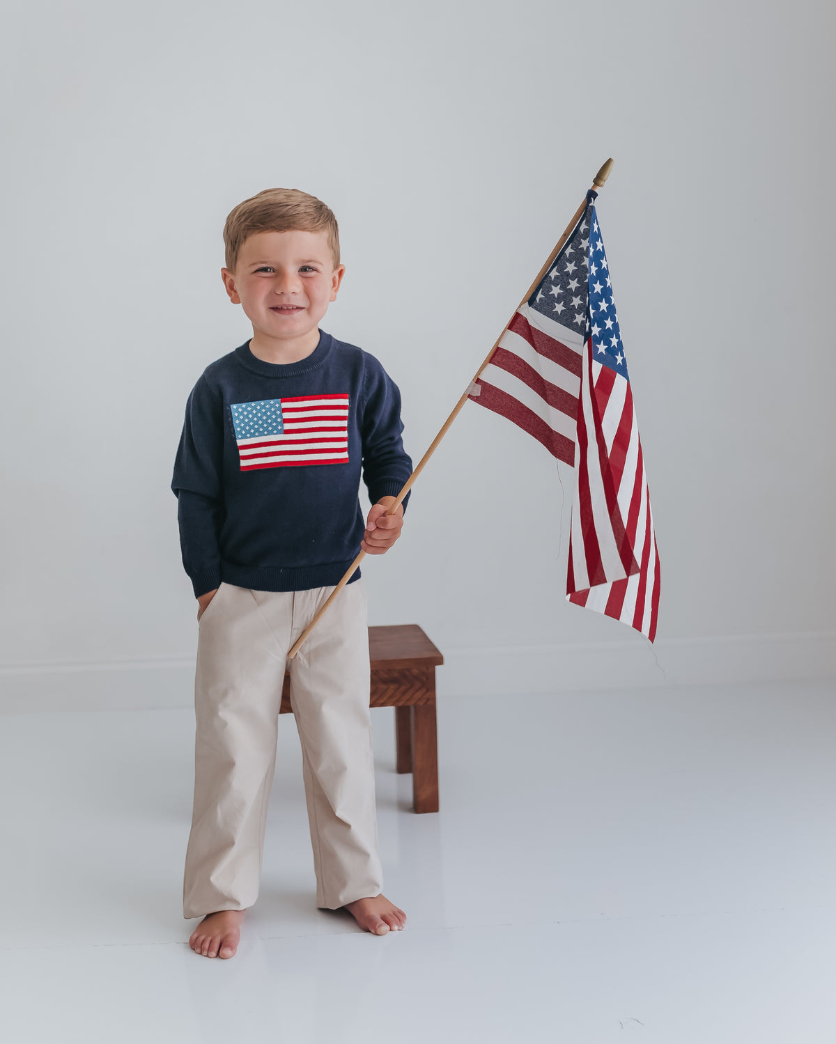 Boys Star-Spangled Sweater