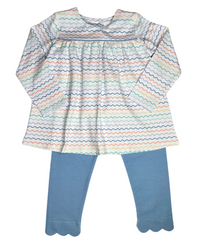 Girls Waves Pant Set