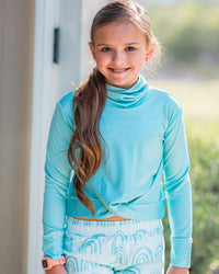 Aqua Basic Turtleneck