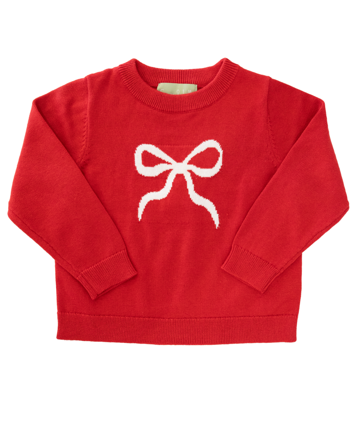Girls Red Bow-tiful Sweater