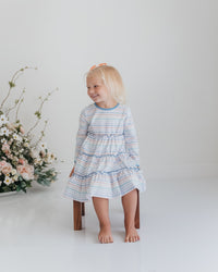 Girls Waves Twirl Dress