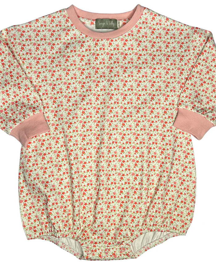 Short Bubble Pink Floral