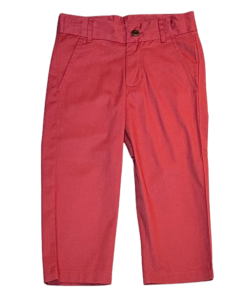 Red Point Clear Pants