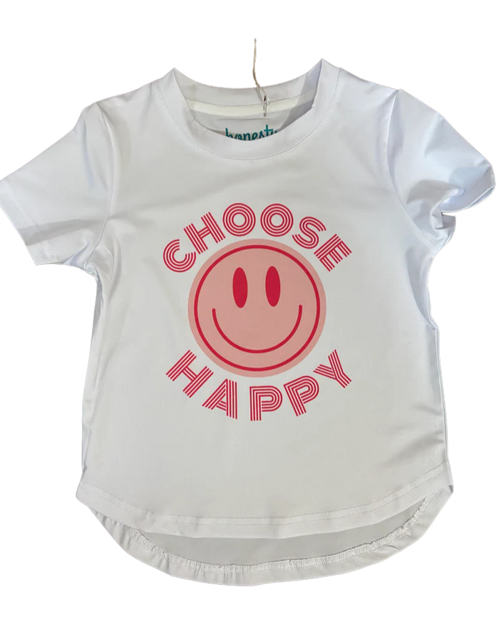 Choose Happy Performance Short Sleeve Tee Shirt