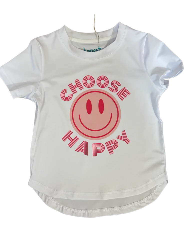 Choose Happy Performance Short Sleeve Tee Shirt