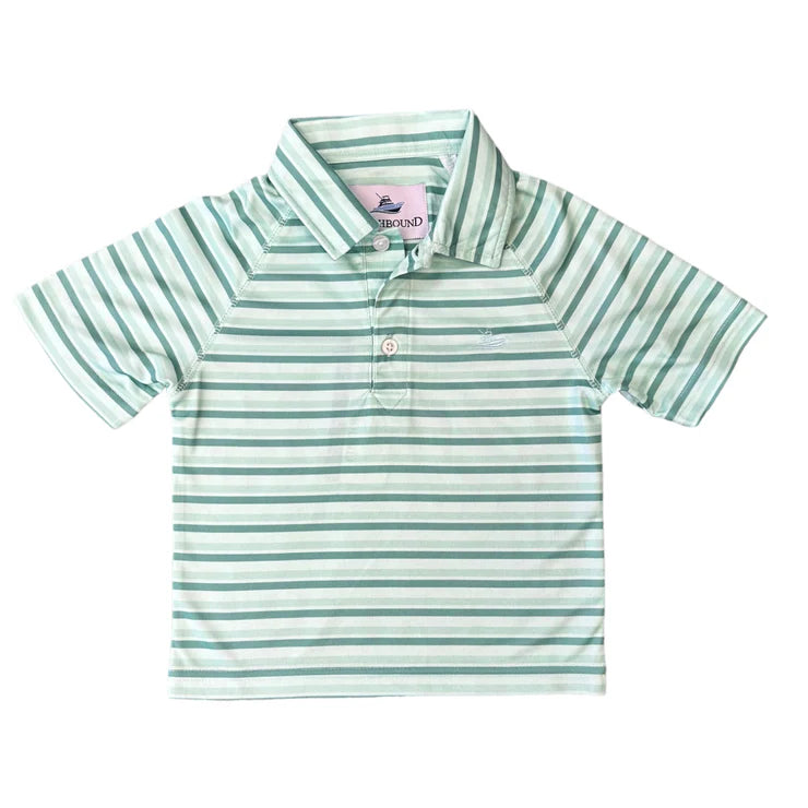 Aqua/Green/Lichen Polo 