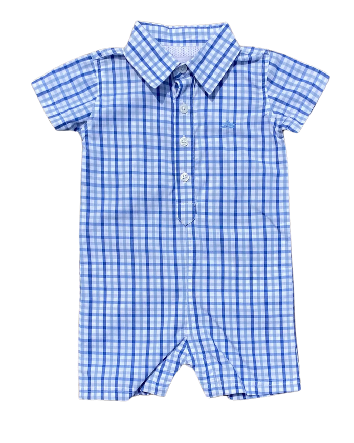 North Shore Dress Shirt Romper