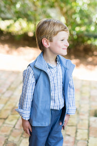 Perdido Knit Vest for Kids - Classic Blue