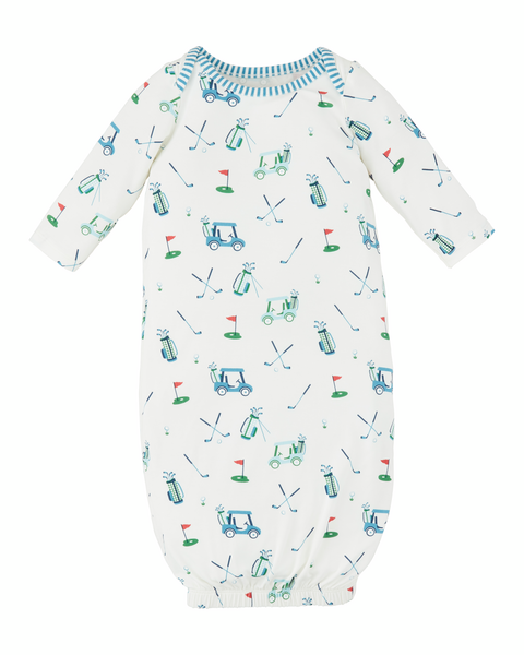 Blue Golf Sleeper Gown