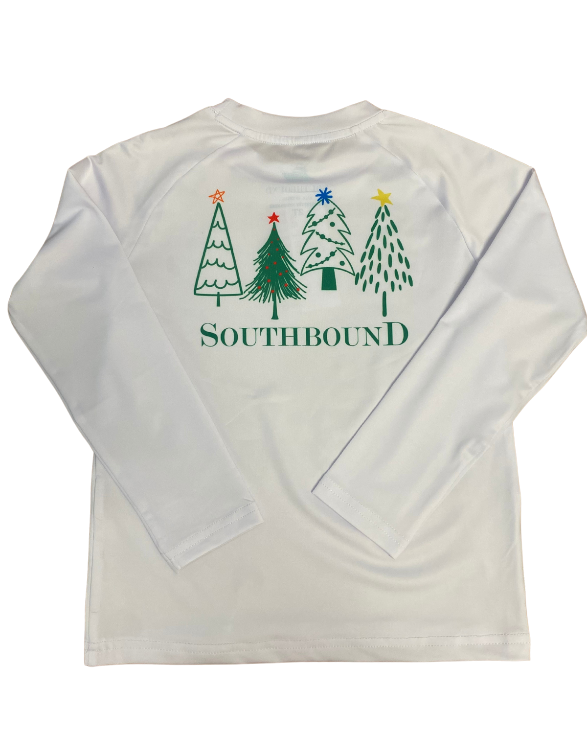 Christmas Tree Performance Long Sleeve Tee Shirt