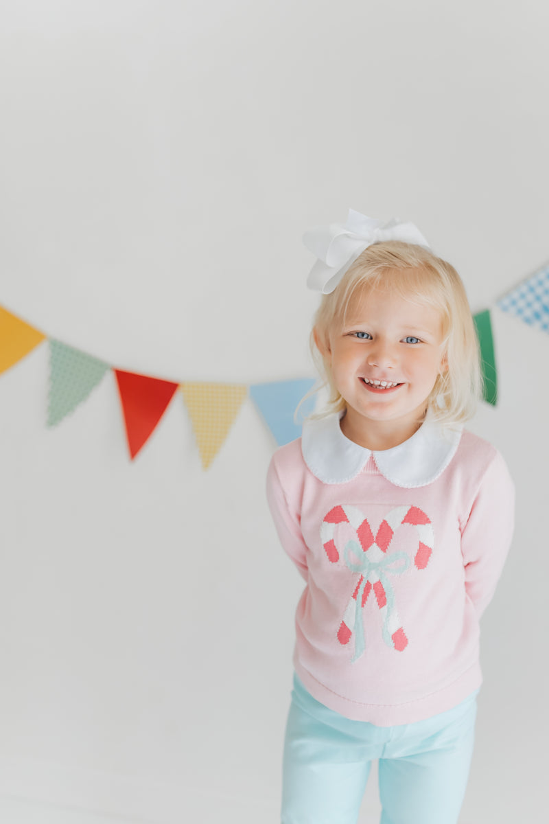 Girls Candy Cane Cutie Sweater
