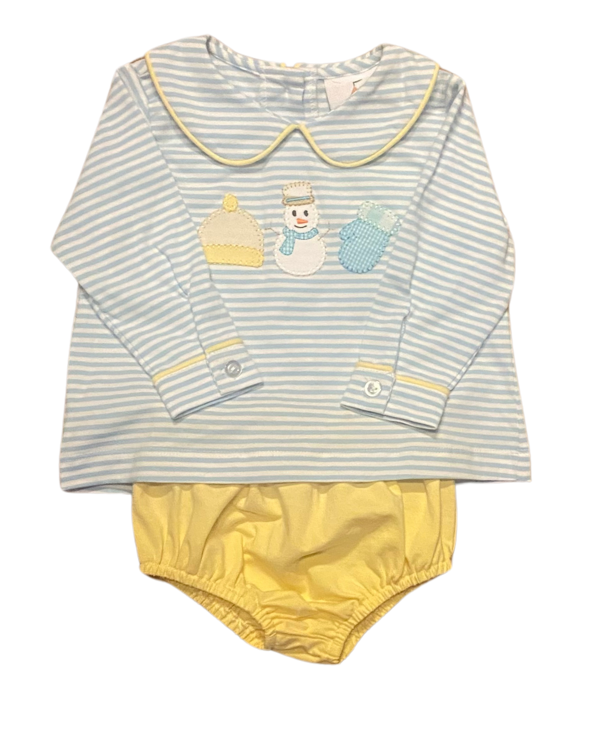 Snowman Boys Bloomer Set