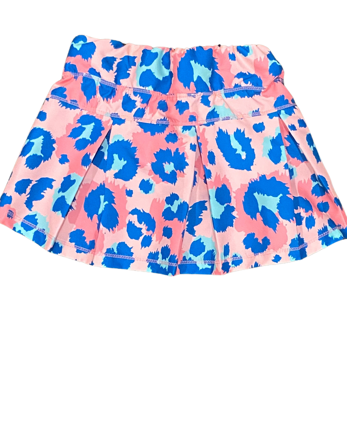 Country Club Libby Leopard Skirt