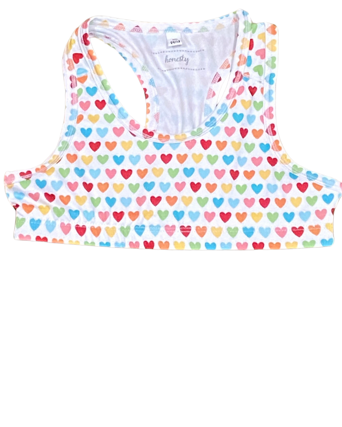 Country Club Hearts Sports Bra