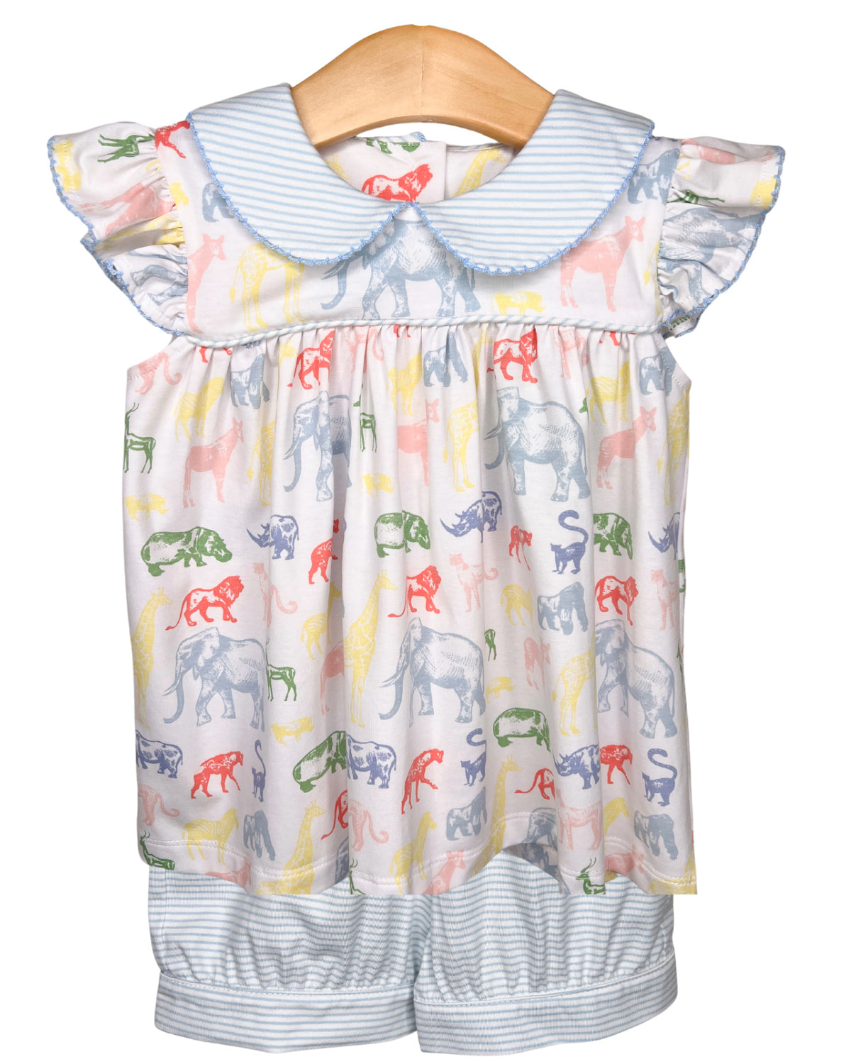 Girls Zoo Friends Angel Wing Set