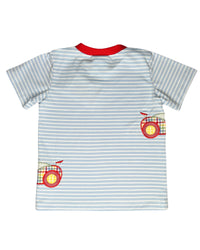 Boys Race Car Applique Short Set