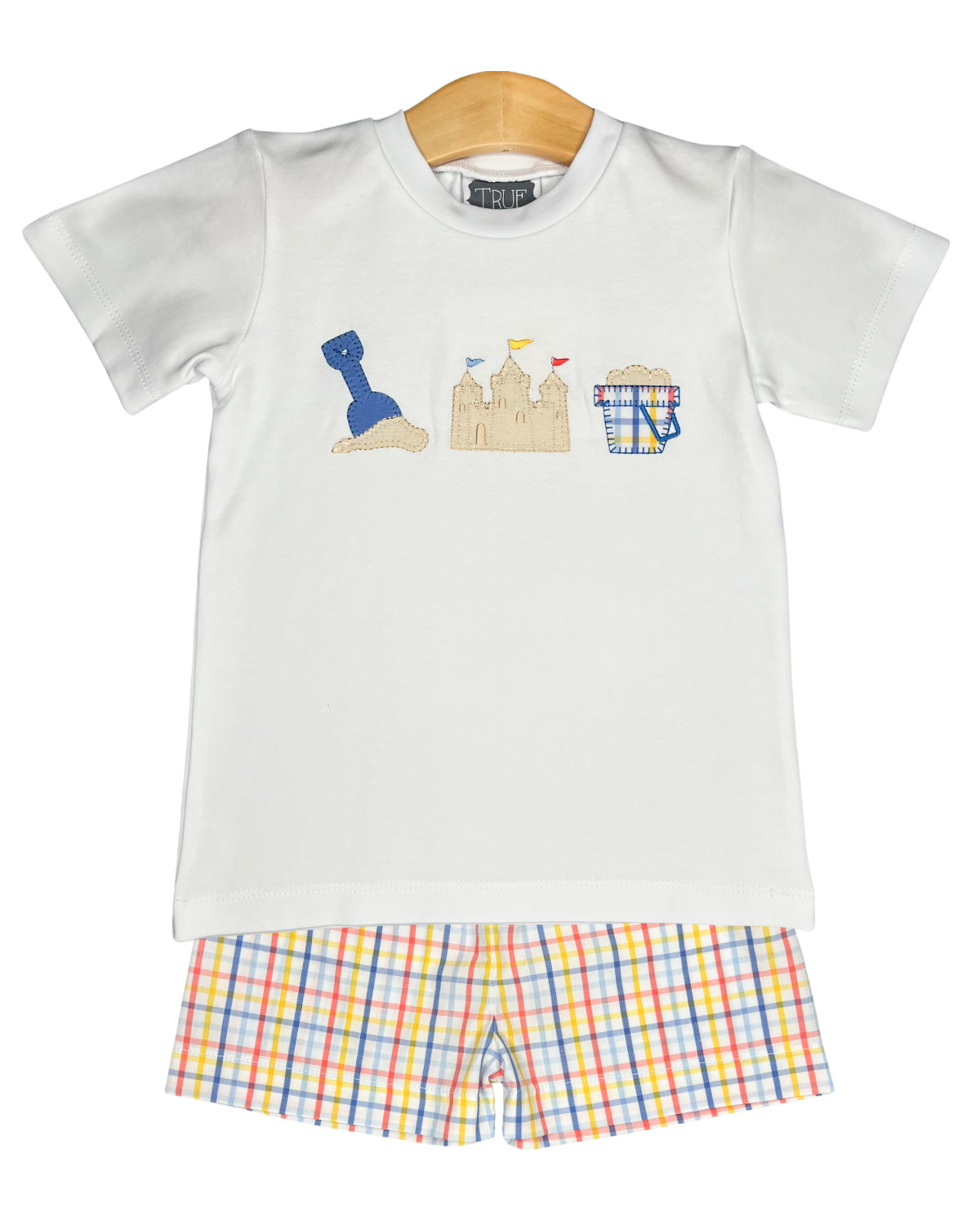 Boys Beach Applique Short Set