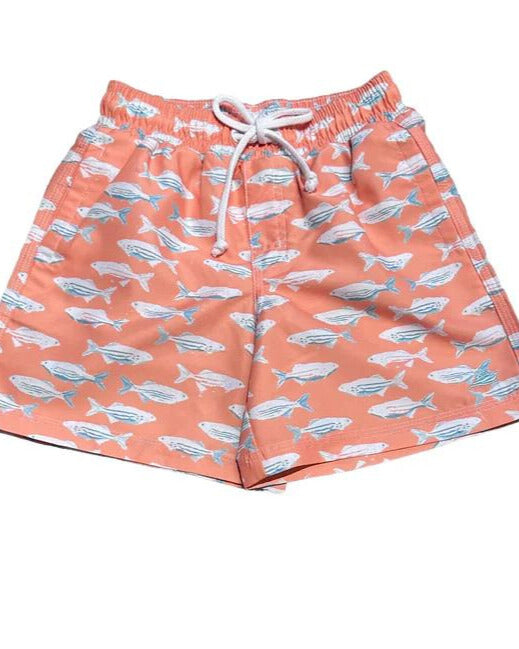 Salmon Fish Swim Shorts