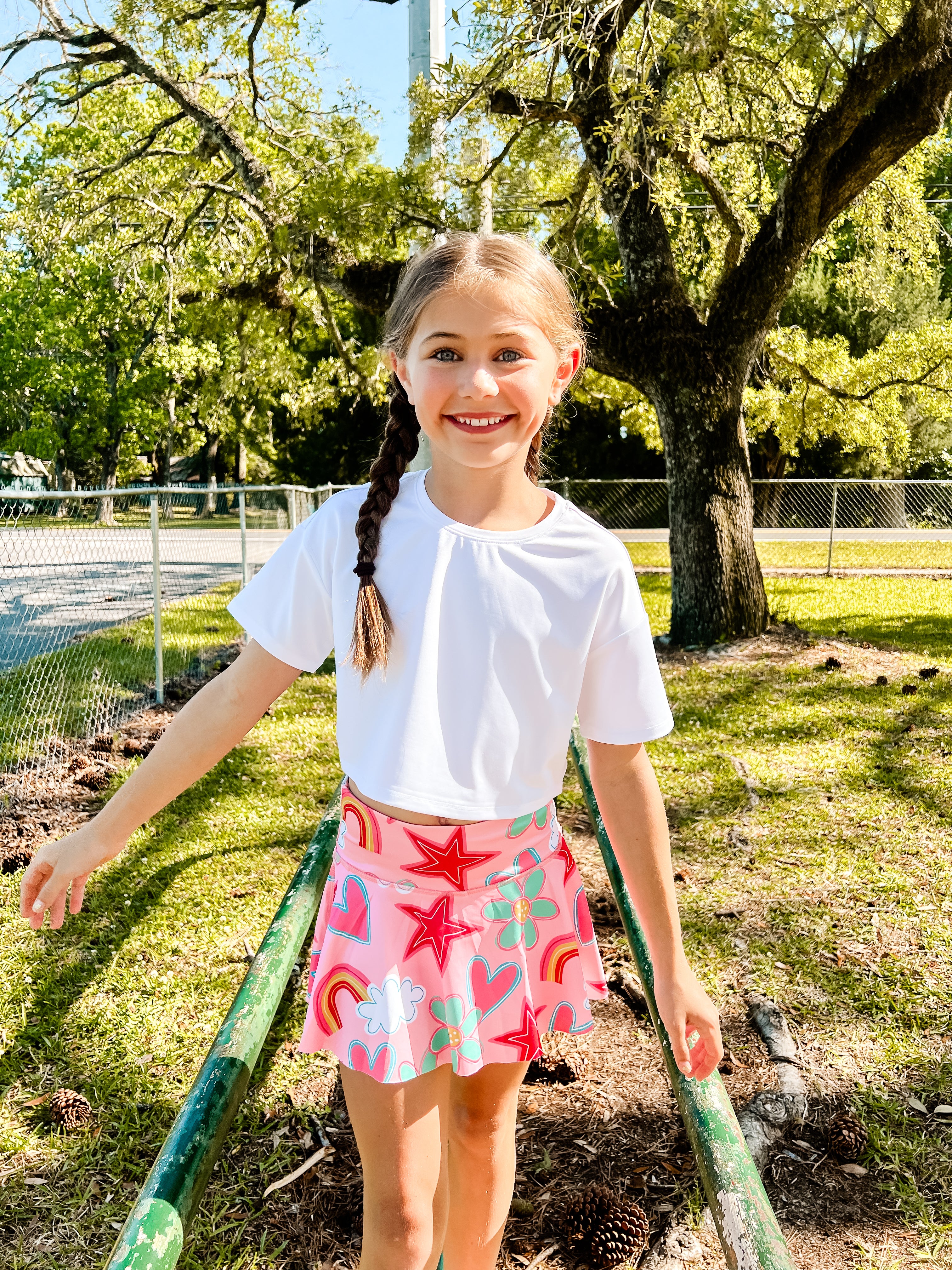 Flower top skirt picture