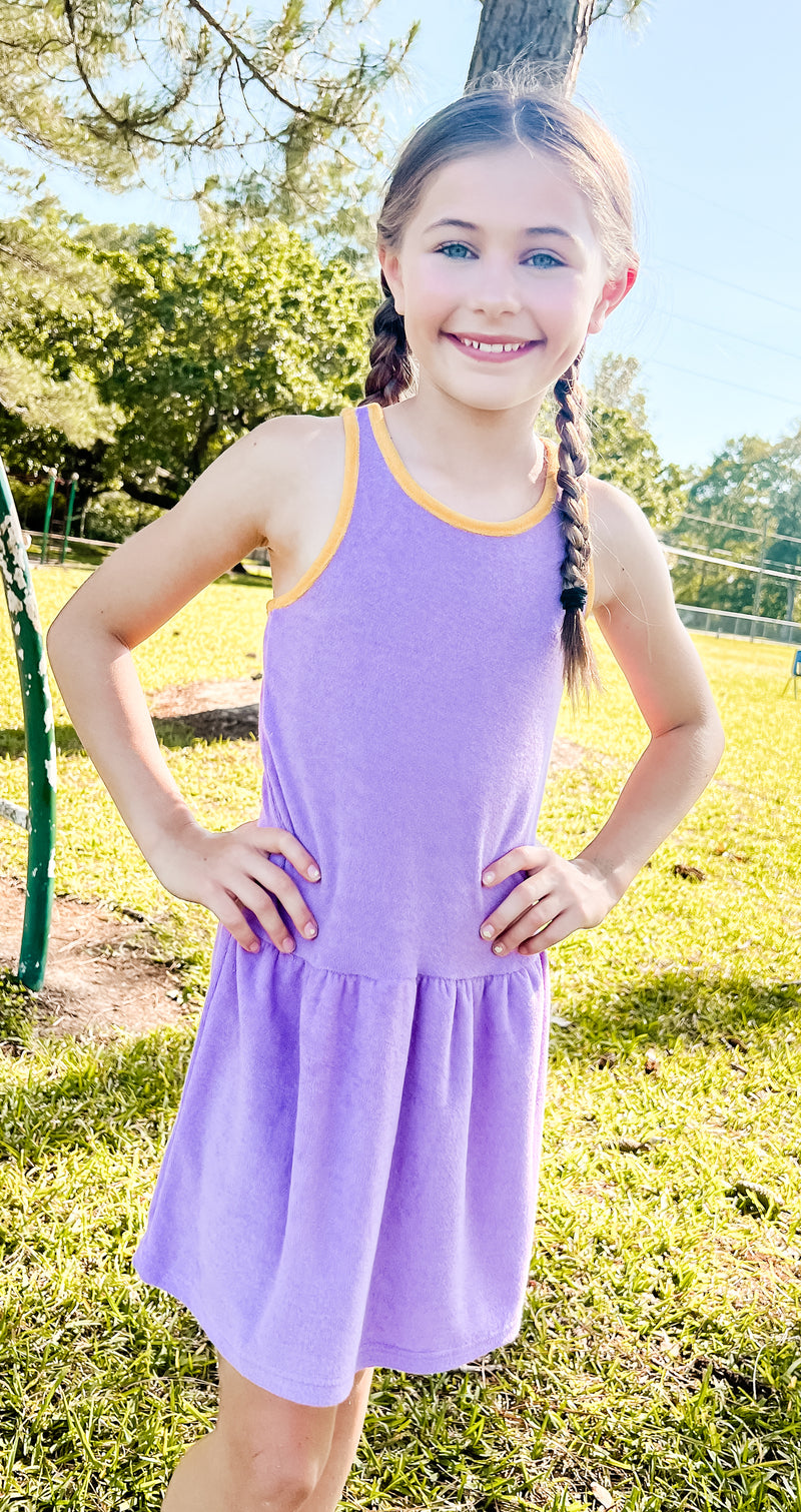 Purple Terry Dress