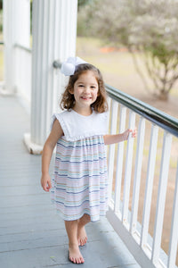 Summer Stripe Collar Dress