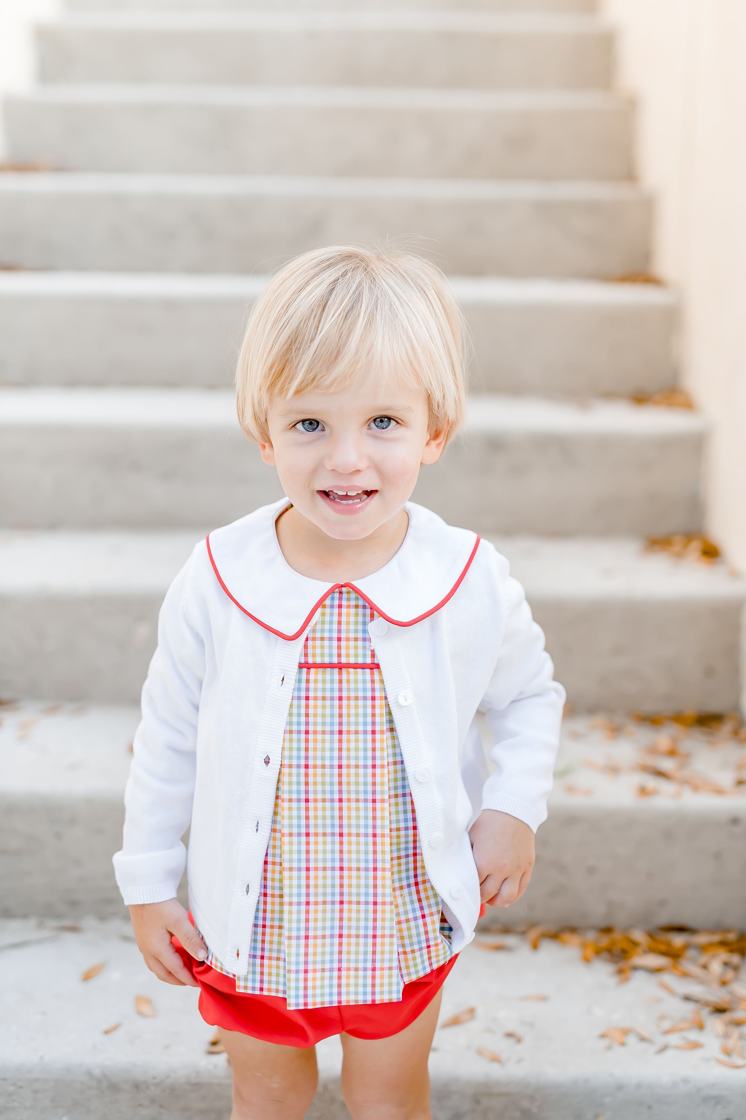 White Button Up Cardigan Unisex Castles Crowns Inc