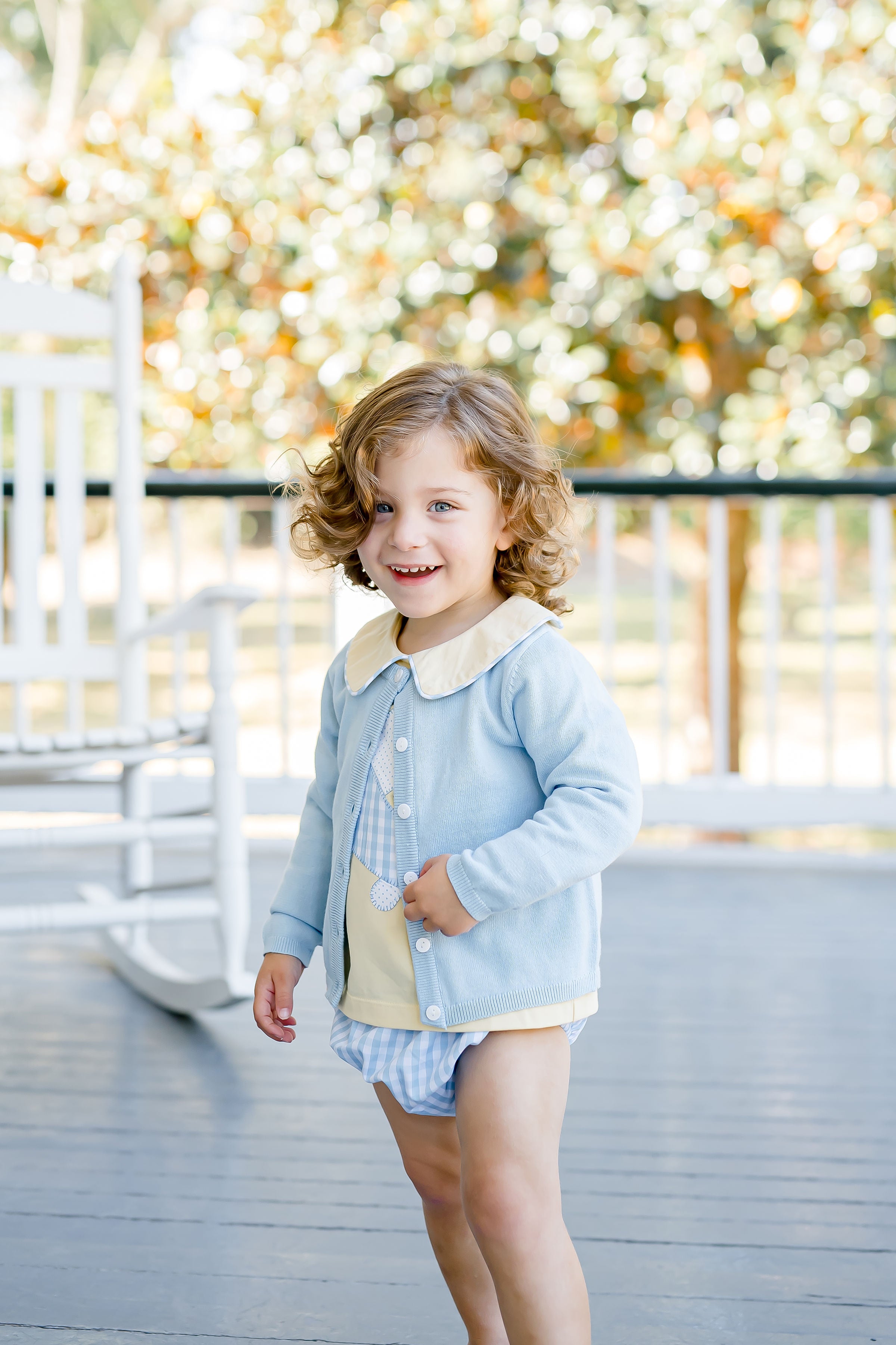 Baby Blue Button Up Cardigan Unisex Castles Crowns Inc