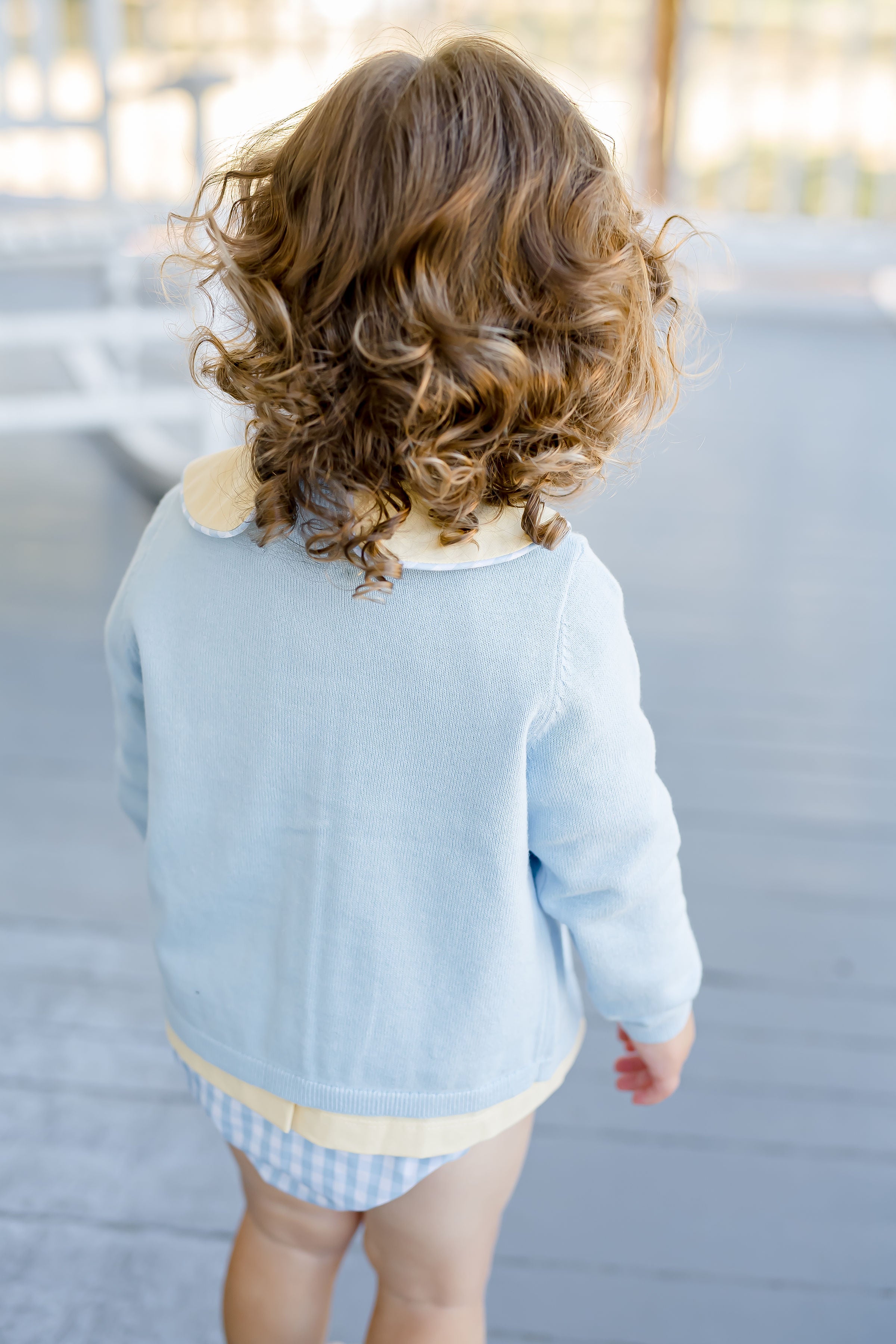 Baby Blue Button Up Cardigan Unisex Castles Crowns Inc